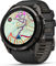 Garmin fēnix 9 Pro – inReach AMOLED Titan 51 mm Multisport-Smartwatch - schwarz-kieselgrau