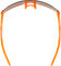 Elicit Sportbrille - fluorescent orange translucent/violet-gold mirror