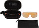 Gafas deportivas Elicit - fluorescent orange translucent/violet-gold mirror