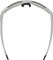 pace perform V Sports Glasses - white matte/litemirror silver