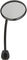 busch+müller Cycle Star Rear-View Mirror, 60 mm - black/long