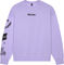 Fox Head Hello Future Oversized Fleece Crew Pullover - lilac/M