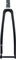 Columbus Futura Disc SLX fourche en carbone - mat black/1 1/8" - 1 1/4" tapered/28"/100 mm/Axe Traversant 12 mm