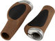 Ergon GP1 Evo Single Twistshift Handlebar Grips for One-sided Twist Shifters - brown-black/universal