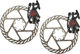 Avid BB7 MTB Front+Rear Disc Brake Set w/ Brake Rotor - graphite/Set/without