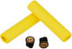 Chunky Silicone Handlebar Grips - yellow/130 mm