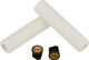 Chunky Silikon Lenkergriffe - white/130 mm