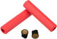 Chunky Silicone Handlebar Grips - red/130 mm