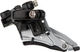 Shimano CUES FD-U4000 2-/9-/10-speed Front Derailleur - silver/mid clamp / side-swing / front-pull