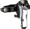 Shimano Desviador CUES FD-U4000 2/9/10 velocidades - plata/Mid Clamp / Side-Swing / Front-Pull