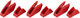 Knipex Mordazas de protección para modelos 86 XX 300 desde Modelo 2020 - rojo/universal