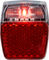 Herrmans H-Trace Mini Rear Light StVZO-approved - OEM Packaging - red-transparent/fender mount