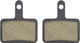 Plaquettes de Frein Disc STANDARD pour Shimano - organique - acier/SH-002