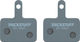 Plaquettes de Frein Disc STANDARD pour Shimano - organique - acier/SH-002