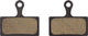 Plaquettes de Frein Disc STANDARD pour Shimano - organique - acier/SH-008