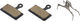 Plaquettes de Frein Disc STANDARD pour Shimano - organique - acier/SH-008