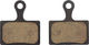 Plaquettes de Frein Disc STANDARD pour Shimano - organique - acier/SH-011