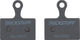 Plaquettes de Frein Disc STANDARD pour Shimano - organique - acier/SH-011