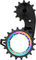 absoluteBLACK HOLLOWcage Carbon Ceramic Oversized Schalträdchen-System SRAM eTap AXS - rainbow/universal