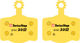 Swissstop Pastillas de frenos Disc RS para Campagnolo - orgánico-acero/CA-001