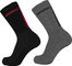 Zimtstern Chaussettes Starsockz Pack de 2 - pirate black gun metal melang | 40 - 43