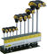 Proxxon L-handle TX Screwdriver Set with Holder - black-yellow/universal