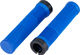 OneUp Components Thin Lock-On Handlebar Grips - blue/138 mm