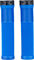 OneUp Components Puños de manillar Thin Lock-On - blue/138 mm
