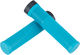 OneUp Components Poignées Thin Lock-On - turquoise/138 mm