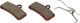 Bremsbeläge Disc für Shimano - organisch - Stahl/SH-003