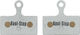 Bremsbeläge Disc für Shimano - organisch - Aluminium/SH-008