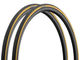 Challenge Strada Pro 28" Folding Tyre Set of 2 - black-brown/25-622 (700x25c)