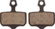 Jagwire Disc Brake Pads for SRAM / Avid - semi-metallic - aluminium/SR-006