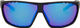 uvex sportstyle 706 CV Sportbrille - black matt/buzzy blue