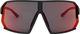 uvex Lunettes de Sport sportstyle 237 - black mat/mirror red