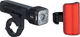 Knog Blinder 120 + Mid Cobber Twinpack Beleuchtungsset mit StVZO-Zulassung - black/700 Lumen