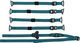 ORTLIEB Set de correas de compresión Compression-Straps para Atrack - turquoise/universal