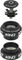 Chris King NoThreadSet EC30/25,4 - EC30/26 Steuersatz - matte jet/1"/EC30/25,4 - EC30/26