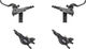 Shimano XT BR-M8100 Disc Brake Set w/ Resin Pads J-Kit - black/Set/left/right (side-specific)