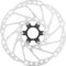Shimano SM-RT64 Center Lock Brake Rotor for Deore w/ External Teeth - silver-black/203 mm