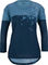 T-Shirt pour Dames Womens Moab LS V - blue gray/36