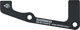 Shimano Disc Brake Adapter for 203 mm Rotors - black/front IS to PM