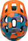 uvex Casco react jr. - papaya camo/52 - 56 cm