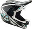 Troy Lee Designs D4 Polyacrylite Fullface Helmet - the line charcoal-white | 55 - 56 cm