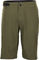 Fox Head Pantalones cortos Ranger Shorts con pantalón interior Modelo 2024 - olive green/32