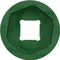 Abbey Bike Tools Accesorio Suspension Top Cap Socket - green/22 mm