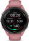 Garmin Forerunner 265S Smartwatch mit Schnellwechsel-Silikon-Armband 18 mm - altrosa-schwarz