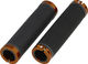 Brooks Cambium Rubber Lenkergriffe - black-orange/130 mm