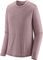 Patagonia Shirt pour Dames Capilene Cool Merino L/S - stormy mauve/M