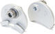 PAUL Set de Porte-Câbles Croisés Moon Unit Cable Carrier - silver/set (roue avant et arrière)